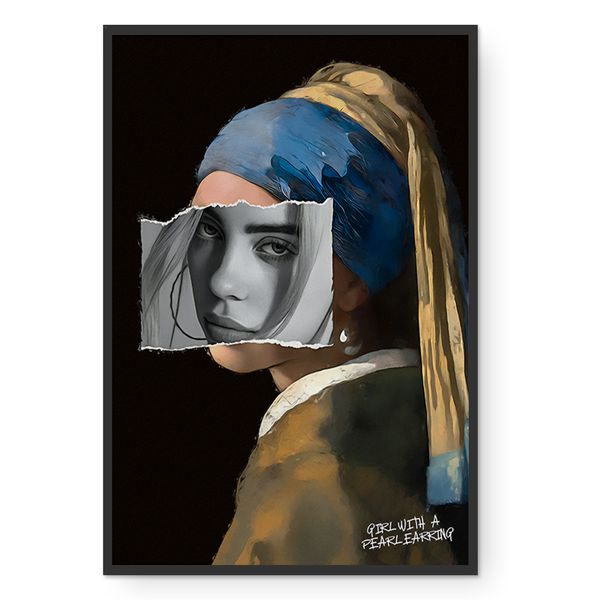 Cape Art Framed Canvas 1 Piece 40x60cm Girl with a Modern Twist