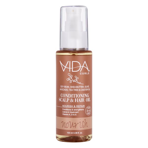Vida Curls Conditioning Scalp &amp; Hair Oil - 100ml