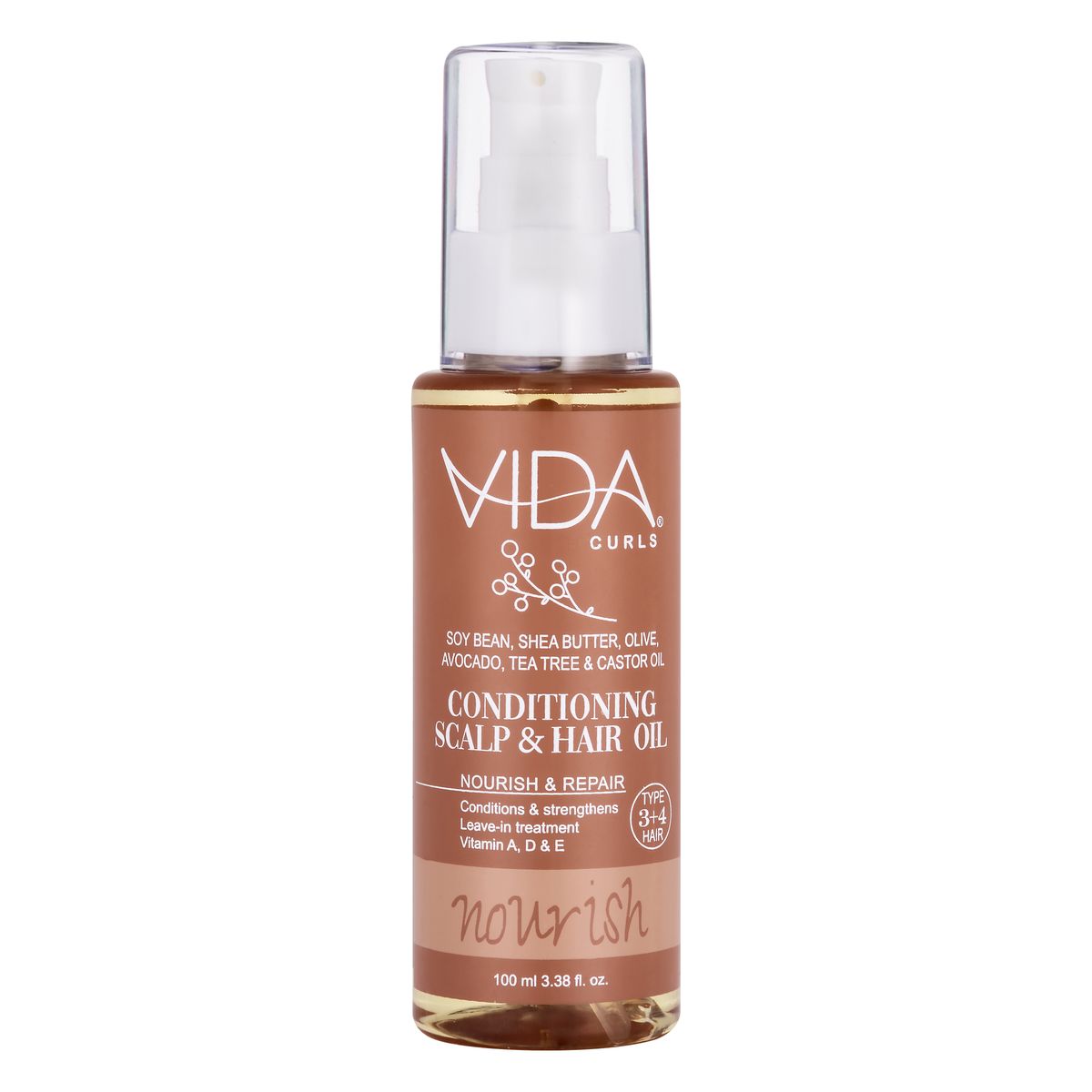 Vida Curls Conditioning Scalp & Hair Oil - 100ml