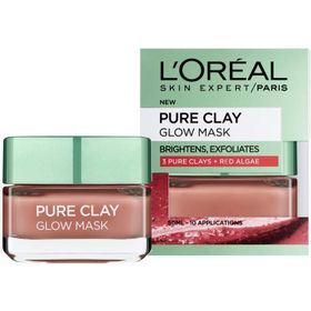 Periodisk Humanistisk Sovesal LOreal Pure Clay - Glow - Red Algae Face Mask 50ml | Buy Online in South  Africa | takealot.com