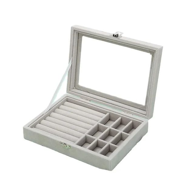 Jewelry Organizer Dustproof Storage Box