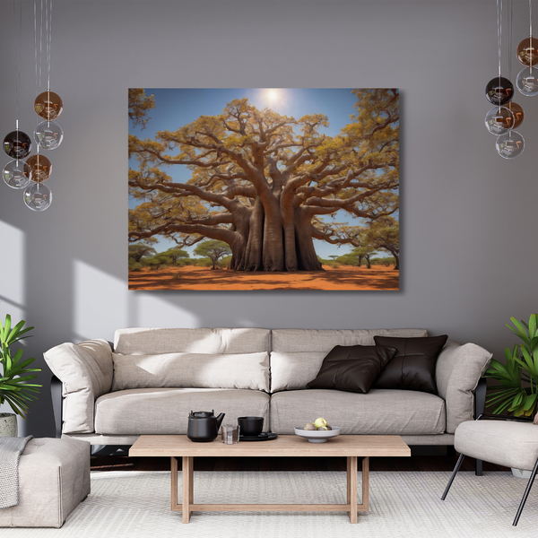 Canvas Wall Art - Baobab Dream 02 Artwork
