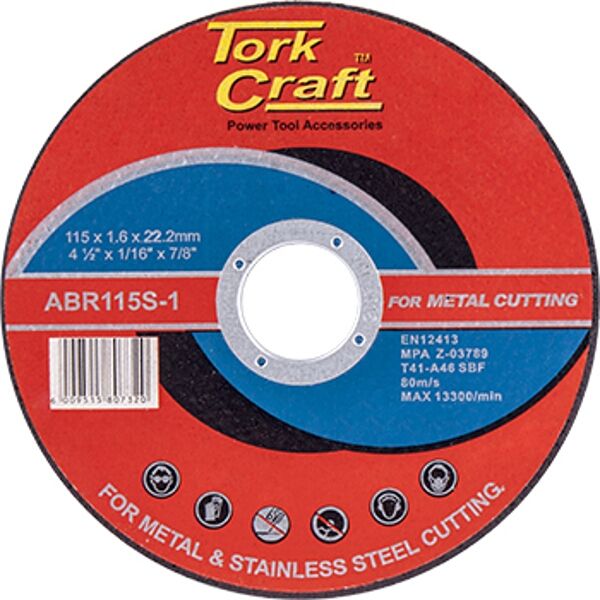 Cutting disc metal amp ss 115x1 6x22 2 mm 8 pack buy online in