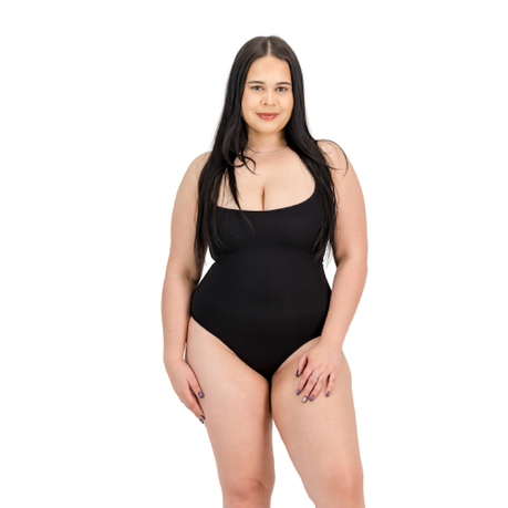 Soul Lifestyle - Form-Fitted Compression Bodysuit - Black