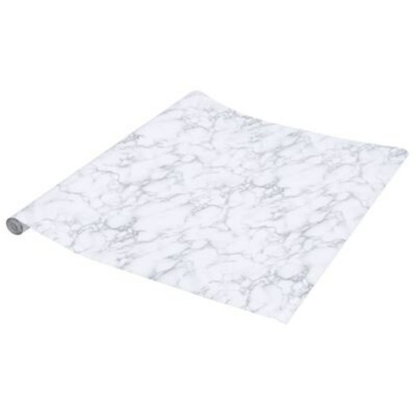 White And Grey Marble Contact Paper Vinyl