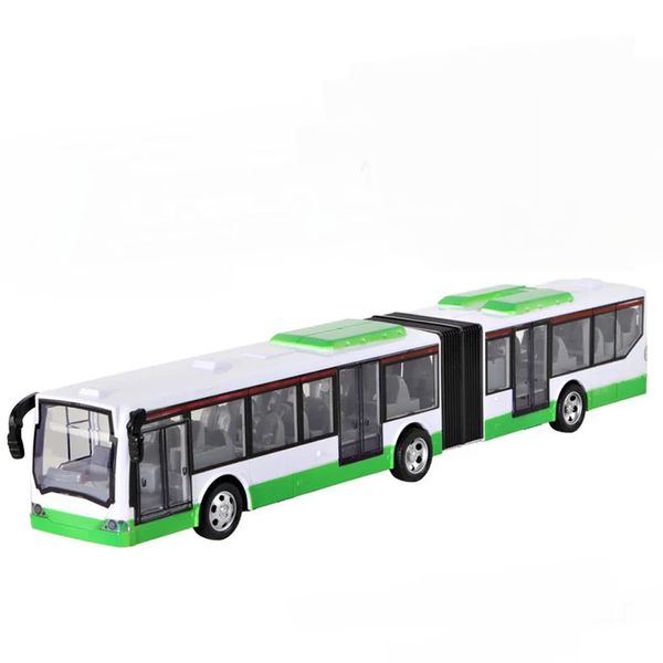 Kids Remote Control RC Bus Toy - White/Green