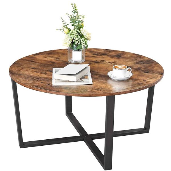 Round Coffee Table, Brown