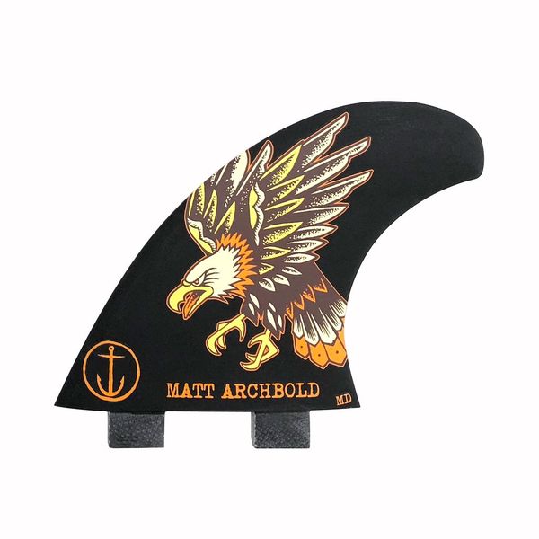 Captain Fin Matt Archbold Speed Medium TT Fin Black