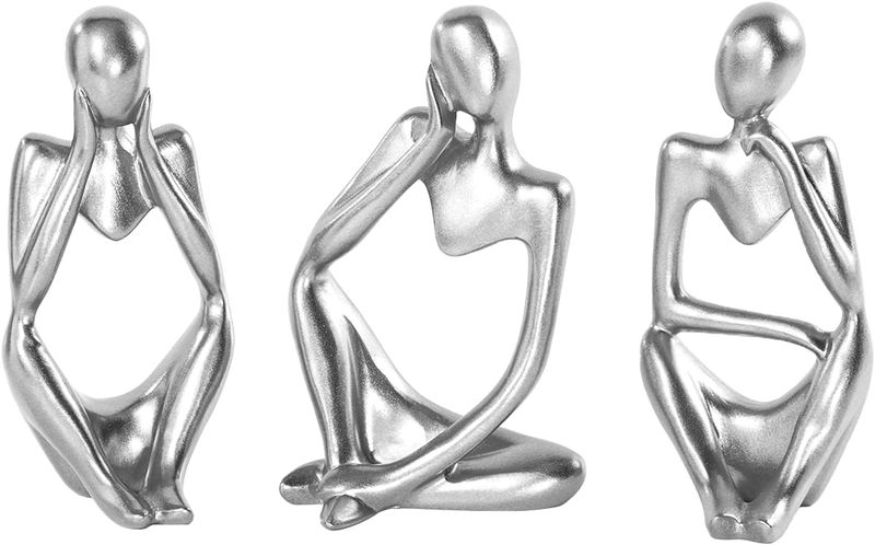 Thinker Statue Decor Abstract Art Sculpture