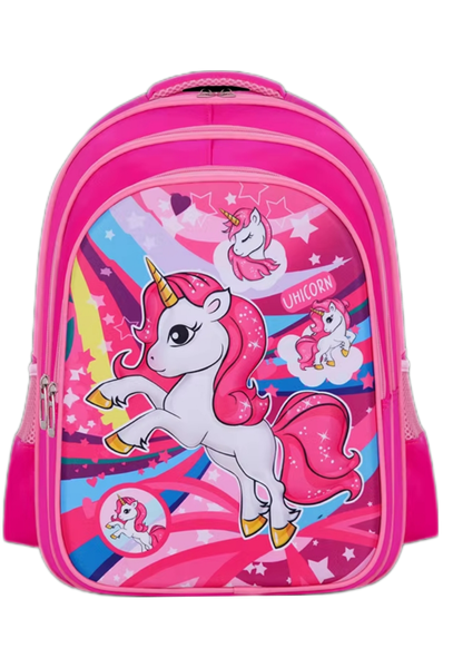 16" Unicorn/Super car School Bag For Boys and Girls