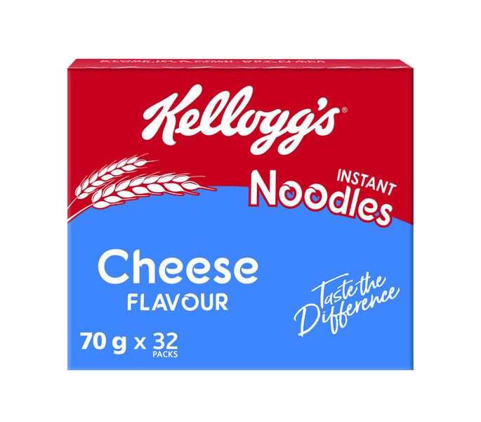 Kelloggs Noodles Cheese 70g Singles- Pack of 32