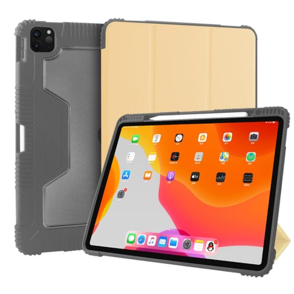 Flip Cover Compatible with iPad 11 inch 2020 Yellow