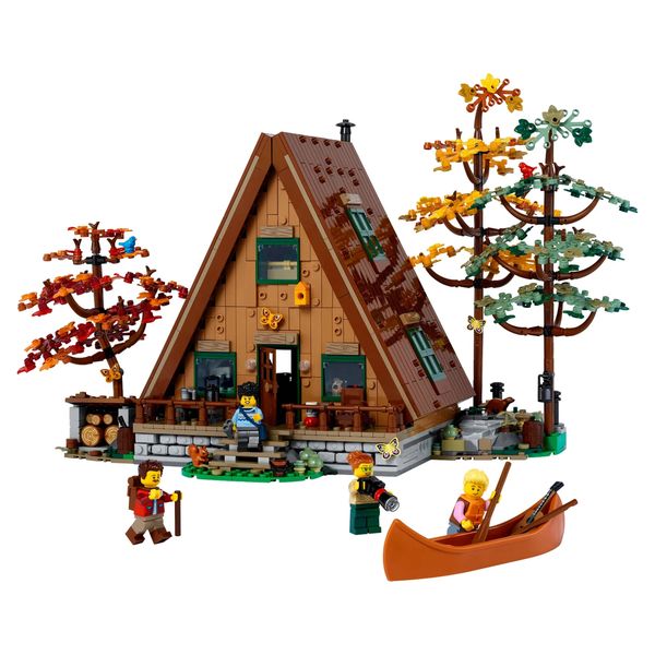 LEGO 21338 Ideas A-Frame Cabin Adult Model Building Set - Parallel Import
