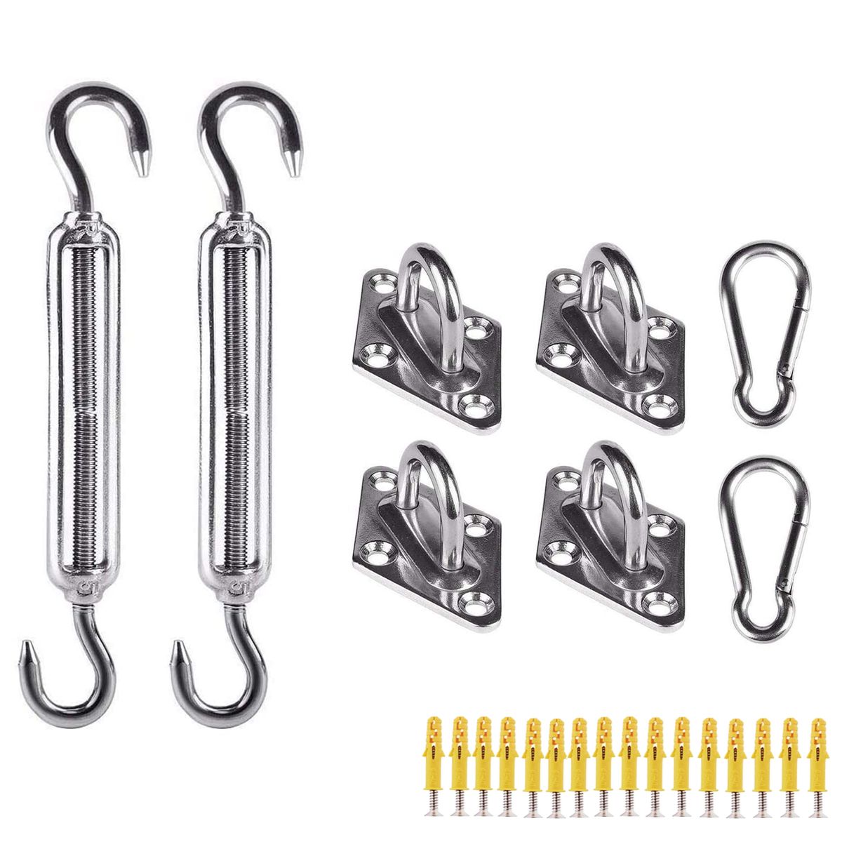 Padeye Plate Turnbuckle Hook Shade Sails Fixing Kit Shop Today. Get it Tomorrow!