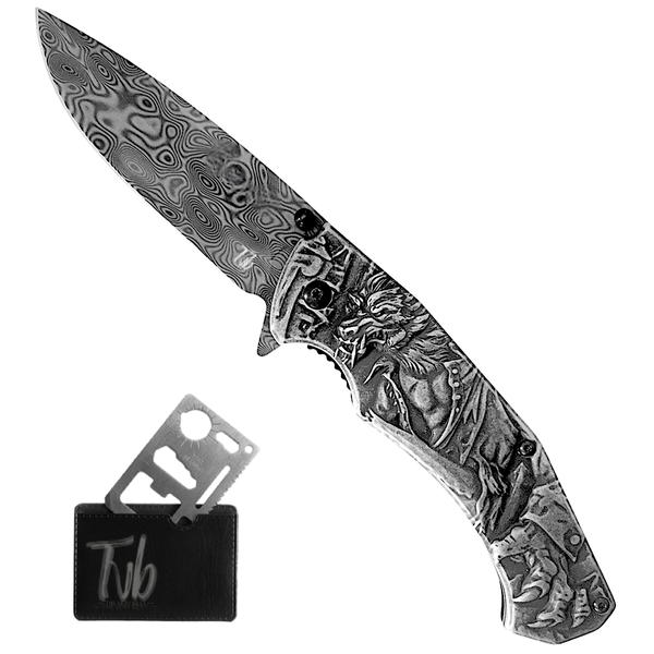 Tvb DRACO! Scorch the Earth &amp; Sky! The Ultimate EDC Tactical Knife! Blaze!!