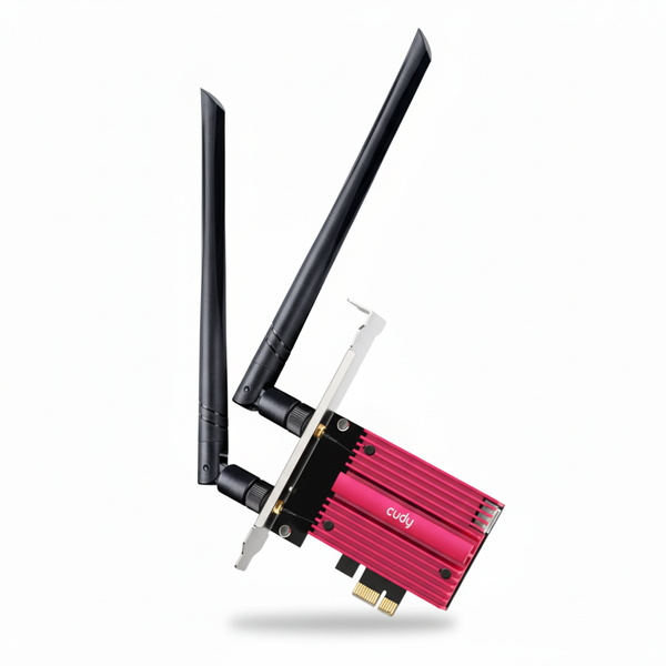 Cudy Tri-Band WiFi 7 PCI Express Adapter with Bluetooth 5.4 &amp; Heatsink