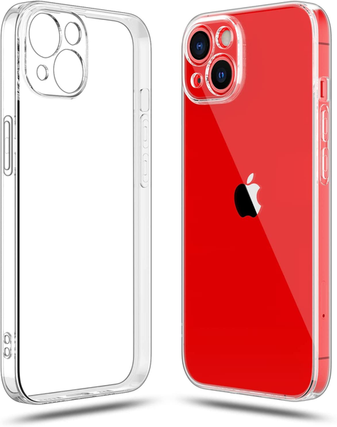 iPhone 13 Mini Clear Shockproof Case With Camera Lens Cut-Out