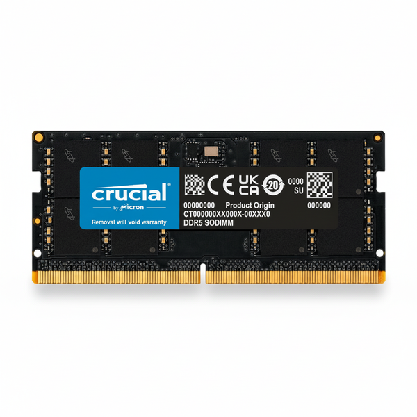 Crucial 64GB DDR5 SODIMM 5600MHz Laptop Memory Module