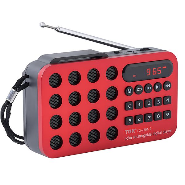 Rechargeable portable FM radio, mini solar with FM radio receiver