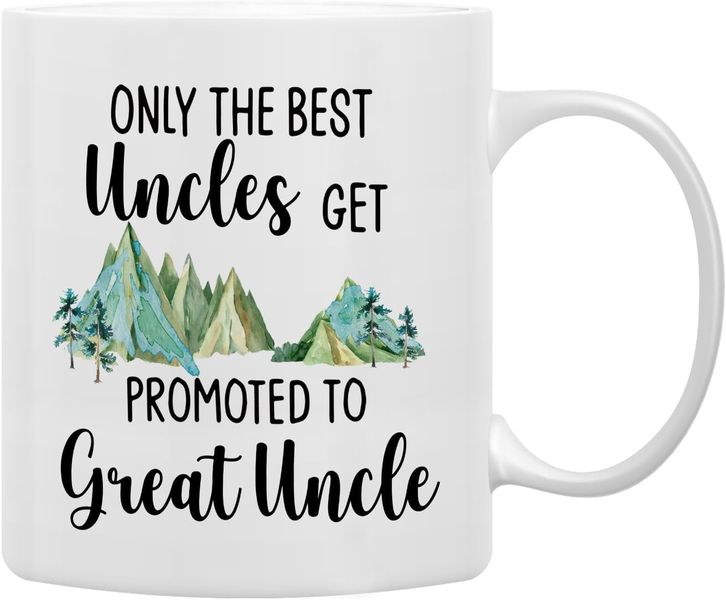 Promoted to great uncle-Father's day-Mother's day-Christmas-Valentines Mug