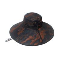 Daiwa Wide Brim Hat - Brown Camo - Medium