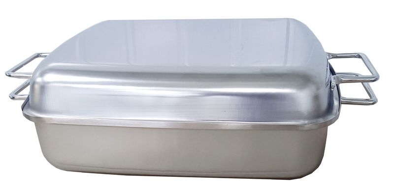 Afritrail Stainless Steel Large Double Roaster 6.5KG