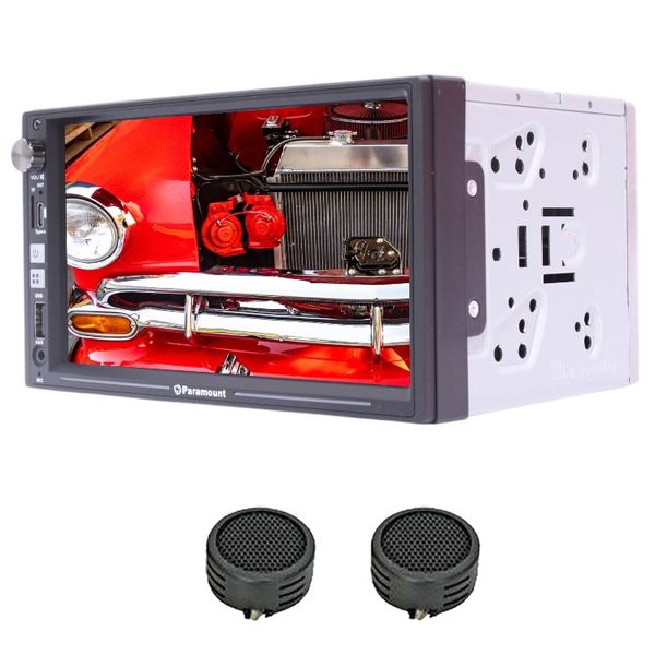 Paramount ZXN004BT 7" CarPlay &amp; Android Link MP5 Player &amp; Evo Tweeters