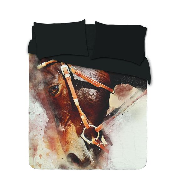 Imaginate Decor - Brown Horse in Water Colours Duvet Cover Set
