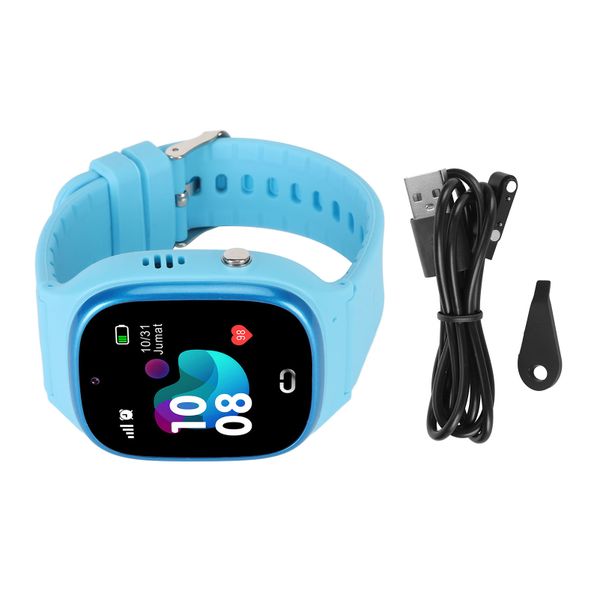 1.3in 2G Smartwatch IP67 Waterproof LBS Real Time Location Kids Phone Watch