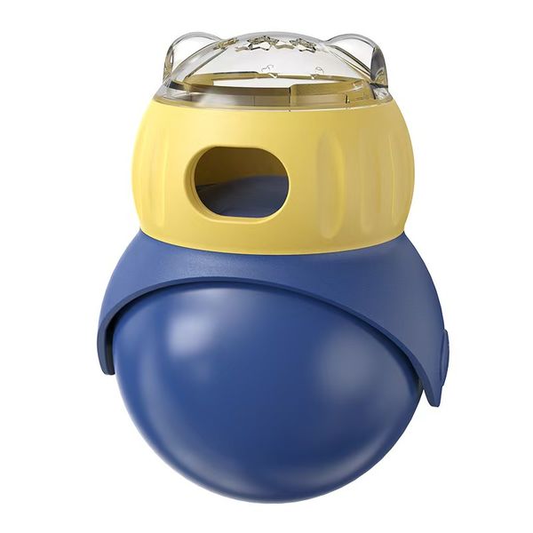 Owl-Shaped Wobble Food Toy for Cats and Dogs,