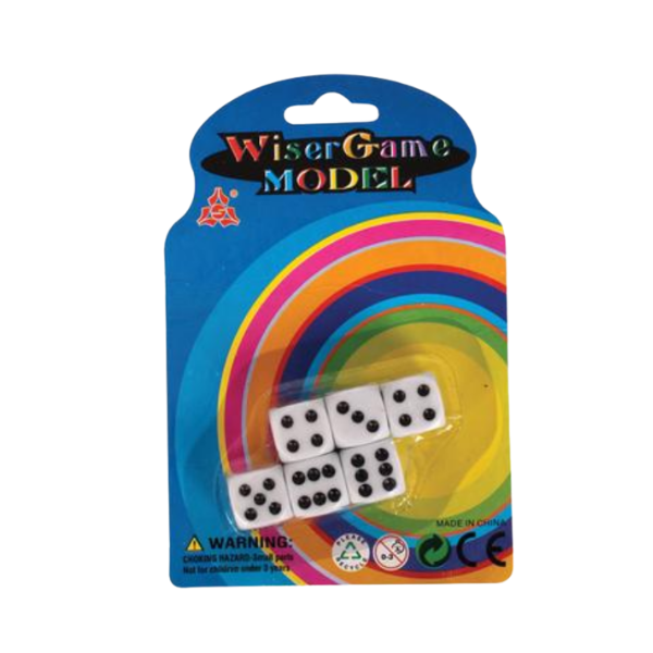 Wiser Game Model - Pack Of 2- 6 Piece Dice Set