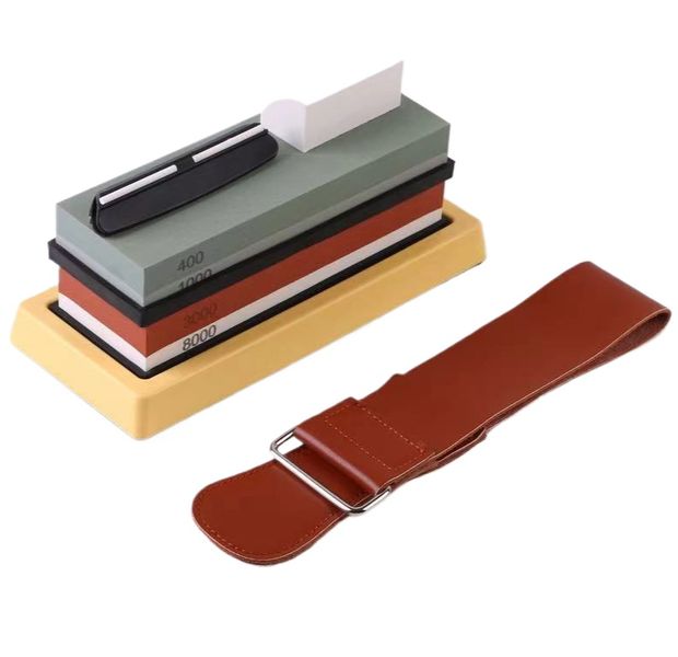 Knife Sharpening Stone Kitchen Knife Sharpener Set - Set of 8