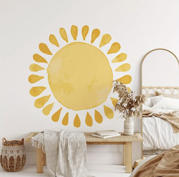 Creative Sun Wall Sticker / Art / Paper - Self Adhesive