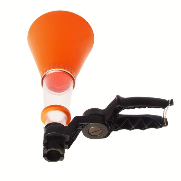 OMS Hands-Free Oil Funnel with No-Spill Clip-On Automotive Funnel