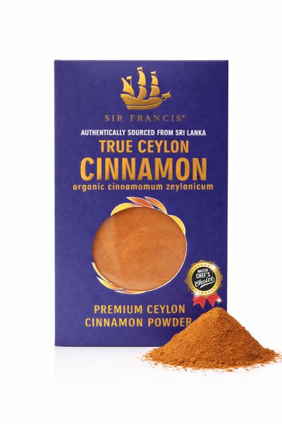 Sir Francis Certified Authentic Ceylon (True) Cinnamon Powder