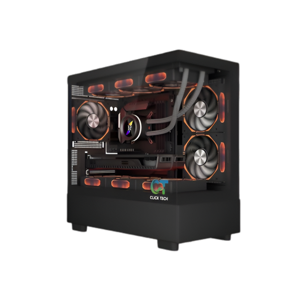 [ClickTech PreBuilt] Liquid Cooled RTX 5060 Ryzen 7 5700X "Metal Conquest"