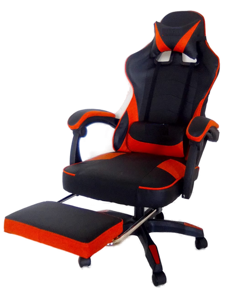 Reclining Gaming Chair with Foot Rest- RED (915)