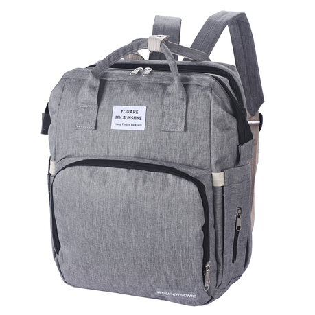 Supersonic Multi-functional baby diaper bag & Bed Image