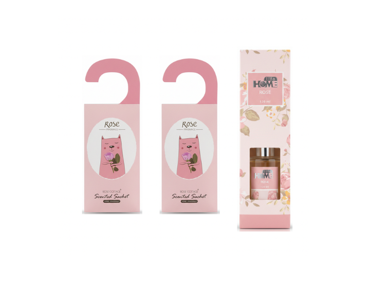 Luxury Home Fragrance Diffuser with 2 Scented Sachets Bundle Set