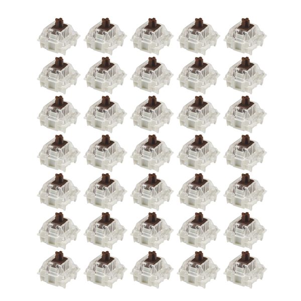 RGB Switches DIY 35 Piece Transparent Brown