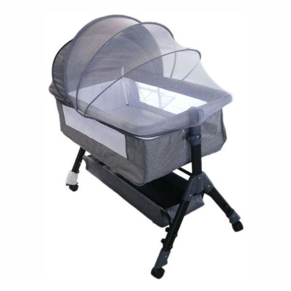 Baby Bed Quality Comfortable Baby Toddler Bed Grey