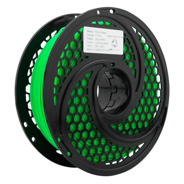 SA Filament PLA UV Neon Filament 1kg - Luminous Green