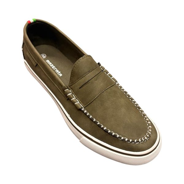 Slip-On Smart Moccasin Shoes with Rubber Sole