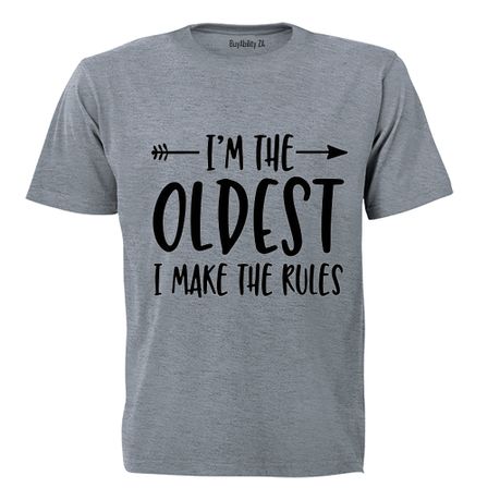 I'm the Oldest Child... - Kids T-Shirt - Grey