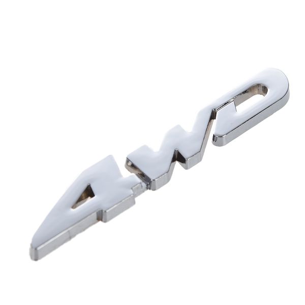 4WD Displacement Car Chromed Emblem Badge Sticker Logo