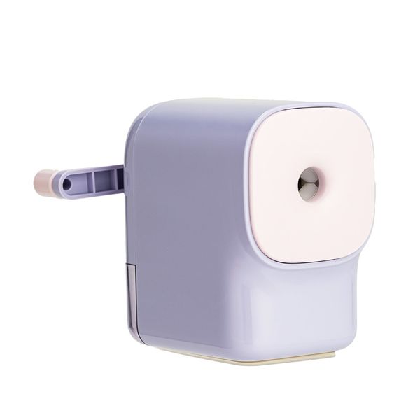 Deli Stylish Rotary Pencil Sharpener purple