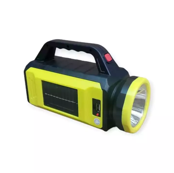 FA-7528A Solar Rechargeable LED Searchlight with Power Bank Function