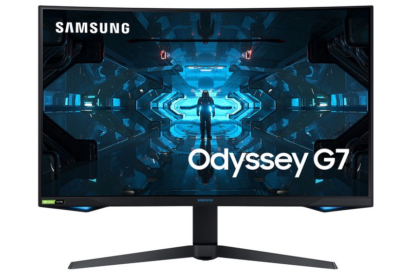 Samsung 27" Odyssey G7 WQHD 240Hz Gaming Monitor With 1000R Curved Screen