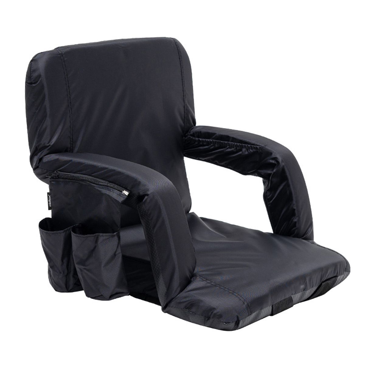 Mix Box Foldable Ergonomics Backrest Chair Stadium Chair With Armrest