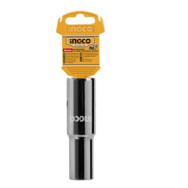 Ingco - Socket Deep Hex (1/2DR 6PT) - 28 mm